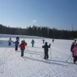 die Kinder schon flott unterwegs