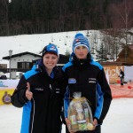 Niklas Peil mit Anna Hufnagel (Borg-Trainer)