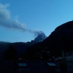Blick von Zermatt aufs Mattehorn